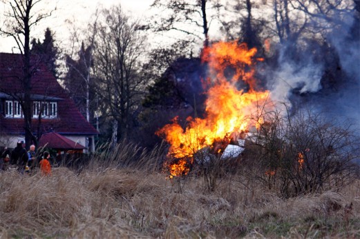 Osterfeuer in Kirchwerder