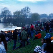 Osterfeuer in Kirchwerder