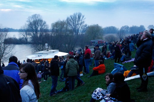 Osterfeuer in Kirchwerder