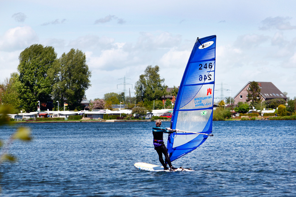 Surfen auf dem Oortkatener See