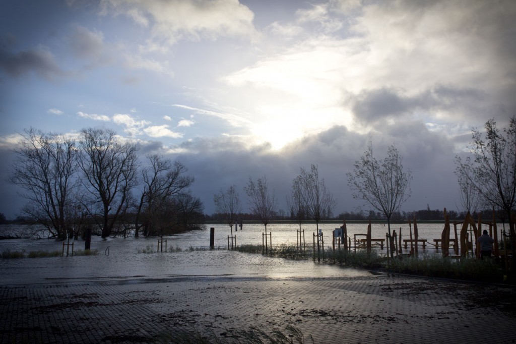 Die Sturmflut Xaver an der Elbe